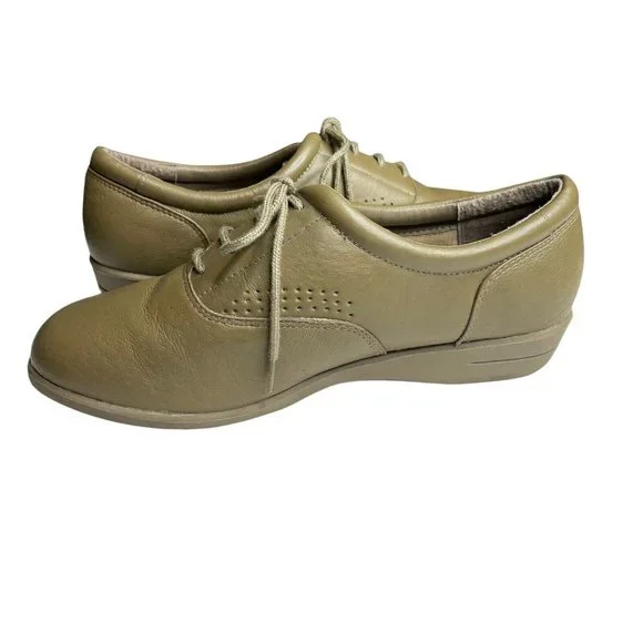 Dr Scholls Double Air Pillo Advanced Comfort Women’s Work Shoes Taupe Leather 9M - Picture 8 of 12